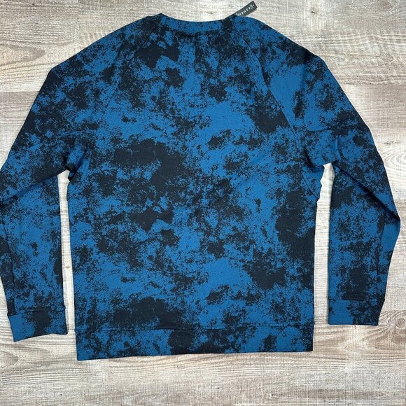 New Lululemon Sweatshirt Men Small Blue Black Camo Pullover Crewneck CIty Sweat - Picture 2 of 9